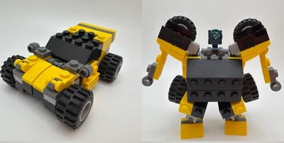 LEGO Brick Loot Exclusive Build: THE STINGER - Yellow Car to ROBOT transformer - Image 1 of 4