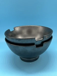 ⭐️ BIA Cordon Bleu Ramen Bowl Porcelain Stoneware W/ Chopstick Rest - Picture 1 of 6