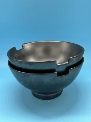 ⭐️ BIA Cordon Bleu Ramen Cuenco Porcelana Gres con Soporte para Palillos Foto 1 de 4