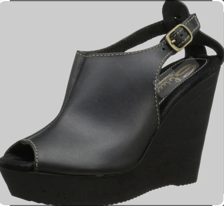 Sandalias de cuña Sbicca para mujer talla 8 Stanza excelente plataforma de cuero Foto 1 de 1