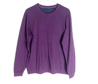 Travis Mathew Sweater Mens XL Mauve Wine Fink 2.0 Crewneck Sweatshirt Pullover - Image 1 of 4