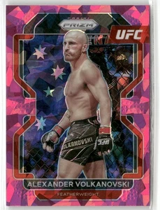 2022 Panini Prizm UFC Alexander Volkanovski #147 Pink Cracked Ice Prizm NM - Picture 1 of 2