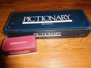 1985 Pictionary First Edition Board Game Includes Second Edition Cards - Picture 1 of 14
