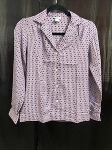 Vintage Damen Levi Strauss & Co Bluse Made In USA Lila  - Bild 1 von 5
