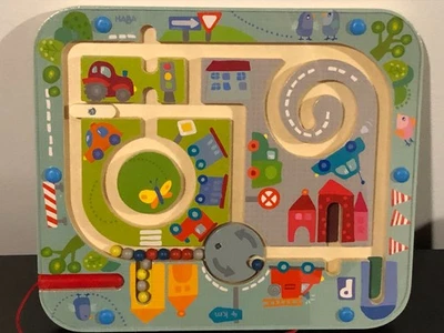 HABA Town Maze Magnetic Puzzle Game - Learning & Education Toys for Preschoolers - Image 1 of 2