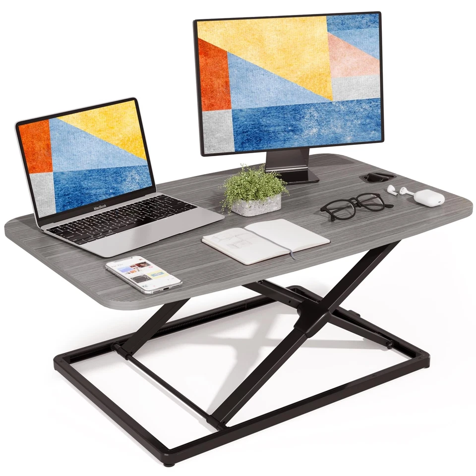 JOY worker Standing Desk Converter, 31 Inch Compact Height Adjustable Stand up - Imagem 1 de 1