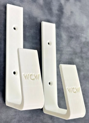 Soportes de montaje en pared para cinturón de campeonato WCW blanco - Ganchos de exhibición de pared (juego de 2) Foto 1 de 4