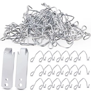 102 Pieces T Post Wire Clips Fence Wire Twister for T Post Clips Galvanized S... - Picture 1 of 7