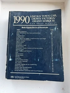 1990 Ford Crown Victoria, Town Car, Grand Marquis Shop Service Repair Manual - Picture 1 of 8