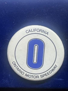 Vintage Ontario Motor Speedway Pin Button - Picture 1 of 5