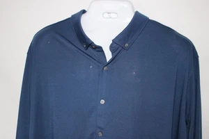 MERCER + METTLE BLUE PERFORMANCE L/S Button-Up DRESS SHIRT SZ: 3XL 3X PRE-OWNED - Picture 1 of 2