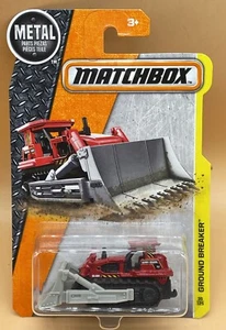 Ground Breaker Matchbox Long Card MBX NEW 2016 Red Construction Toy 35/125 Break - Picture 1 of 9