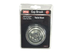 "Cepillo de taza King Twist Knot 3"" 2283-0" - Imagen 1 de 2