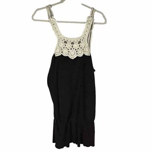 Lucky Brand Bathing Suits Line Brown Terry Cloth Cover Up Dress Size M L - Picture 1 of 7