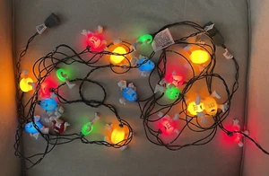 2er Set M&M’s Candy bunte 10 Lichterketten Weihnachtslichter Vintage 1999 - Bild 1 von 15