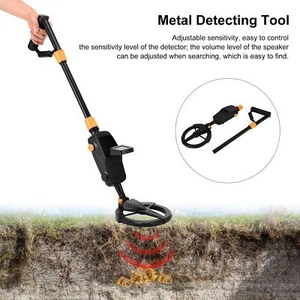 Detector de Metales Subterráneo con Pantalla LCD Audio Alarma Ajustable Buscador de Metales - Imagen 1 de 22