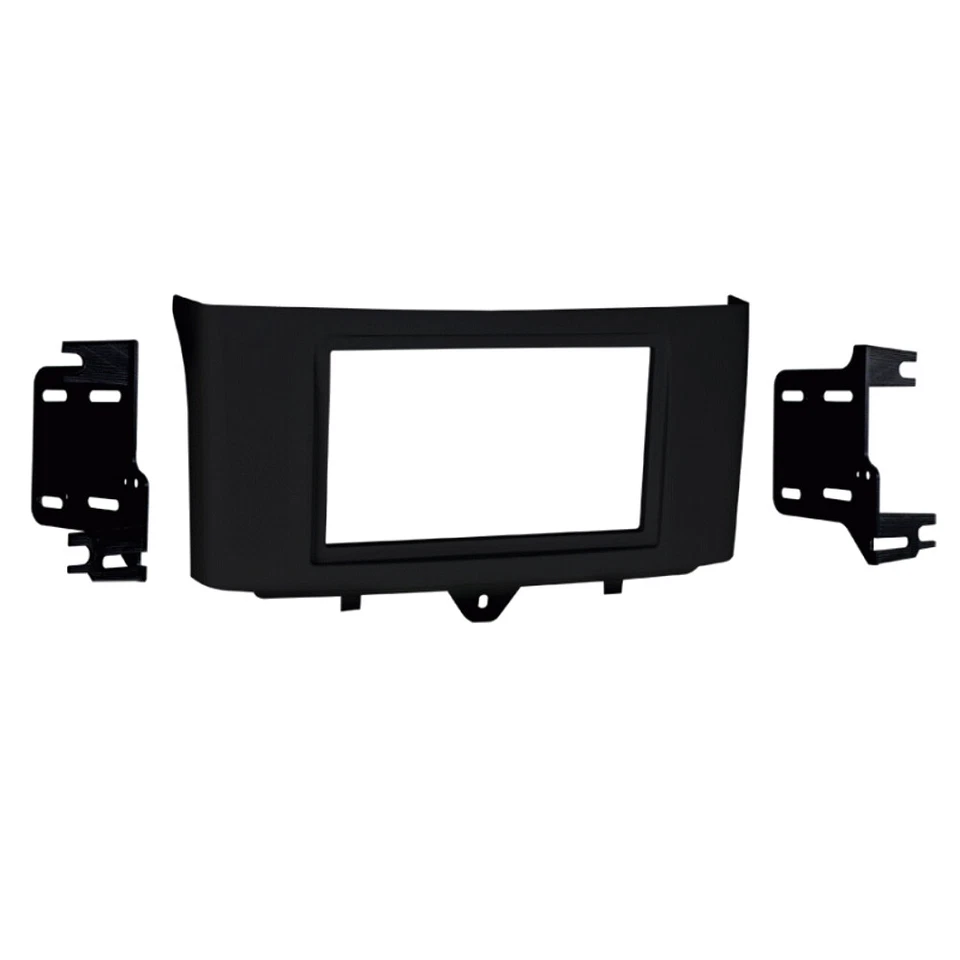 2DIN DDIN Radio Blende Smart ForTwo ab 2011 Rahmen Einbau-Kit schwarz for two - Bild 1 von 1