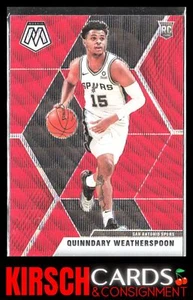 Mosaico Panini Quinndary Weatherspoon 2019-2020 #204 Red Wave Prizm - Imagen 1 de 2