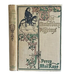 The Canterbury Pilgrims by Percy MacKaye Antique 1908 Shabby Chic Comedy Play  - Bild 1 von 12