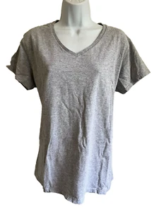 Gildan Size XL Gray Short Sleeve Knit Tee - Picture 1 of 5