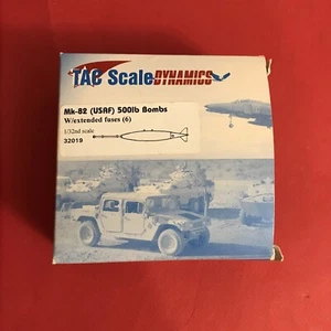 TAC Scale 32019, Mk 82 (USAF) 500 lb Bombs W/extended fuses (6), 1:32 - Picture 1 of 2