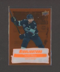 2022-23 Upper Deck Highlighters Orange #HL7 Jordan Eberle - Picture 1 of 1