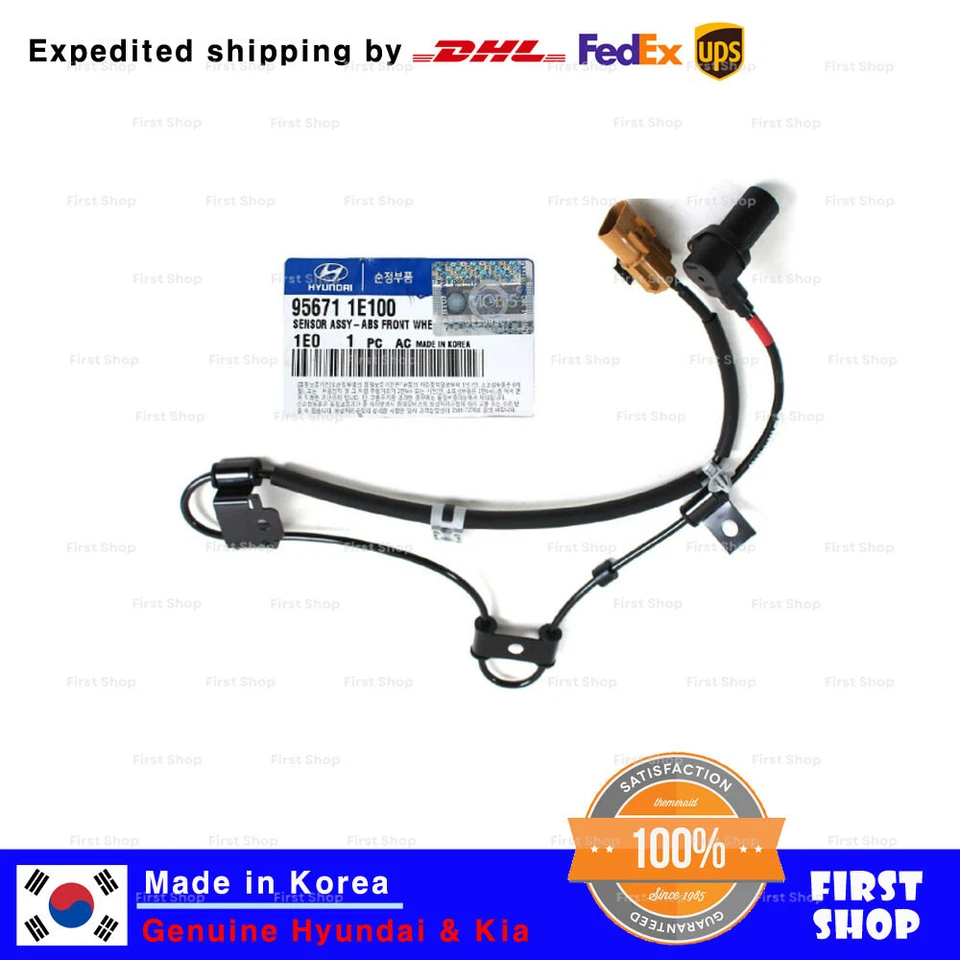 Sensor de rueda ABS delantero derecho OEM 956711E100 para Hyundai Accent 2005-2011 Foto 1 de 2
