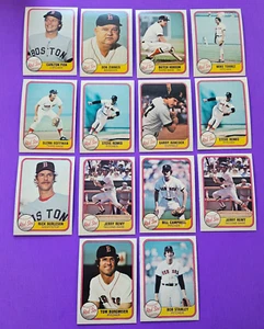 Vtg Lot of 14 Boston Red Sox 1981 Fleer Baseball Cards MLB AL NL All-Star - Picture 1 of 4