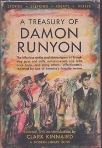 Skarbiec Damona Runyona (Nowoczesna Biblioteka, nr. 53) 1958 bardzo dobry/w bardzo dobrym stanie eseje/opowieści
