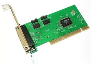 Moschip MCS9805CV PCI DB25 IEEE-1284 N0XJ4 DVDN2 Parallel Printer Adapter Card - Picture 1 of 2