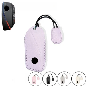 Funda de cuero genuino para llavero inteligente para BMW Serie 7 XM X7 G07 IX I7 - Imagen 1 de 12