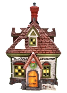 Dept 56 Dickens' Village 1993 W. M. PASTELES Y PUDINES DE TRIGO SIN USAR, EN CAJA - Imagen 1 de 4