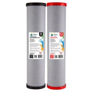 Whole House Replacement Water Filter Cartridges 20" x 4.5" | 20uM LPD, 0.5uM CRC - Picture 1 of 1
