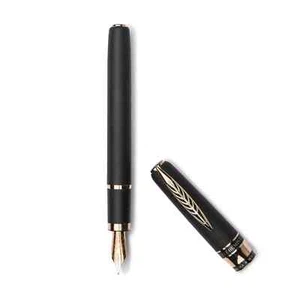 Pineider Alchemist Fountain Pen, Stromboli Black, Extra Fine Nib