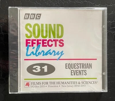 BBC SOUND EFFECTS LIBRARY #31 EQUESTRIAN EVENTS Horse Racing POLO NEW CD - Image 1 of 2