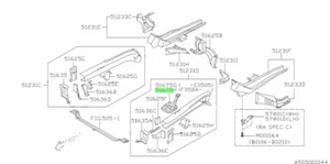 Bracket Battery And Pump For: Subaru Impreza GDA GDB WRX STI 01-07 - Picture 1 of 1