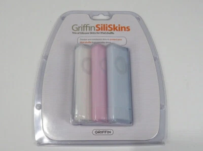 GRIFFIN SILISKINS IPOD Apple iPod shuffle 1G PIELES 3pk NUEVO SELLADO G3 Foto 1 de 4