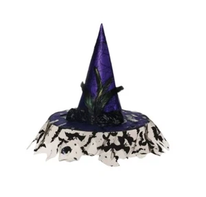 Witch Hat - Purple/Black - Bats - Costume Accessory - One Size - Picture 1 of 1