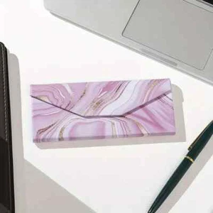 Ladie's pink glasses case foldable, New - Picture 1 of 3