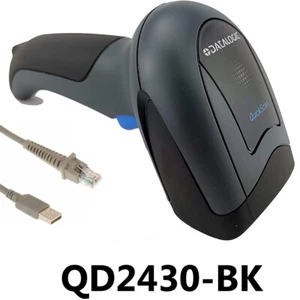 Datalogic QuickScan QD2430-BK 1D 2D generador de imágenes de área portátil/escáner de código de barras kit USB - Imagen 1 de 10