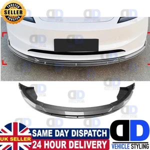 Kit de alerón divisor de parachoques delantero de carbono Facelift Tesla Model 3 2024+ - Imagen 1 de 3