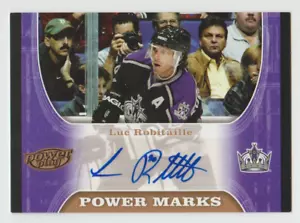 Autógrafo LUC ROBITAILLE Kings 2005-06 Power Play "Power Marks" #PM-LR SP AUTO - Imagen 1 de 2