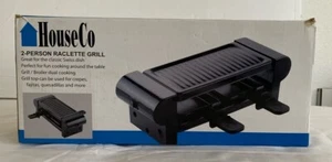 HouseCo Classic 2 Person Raclette  Grill BC-1002 Fun Cooking Around The Table - Picture 1 of 3