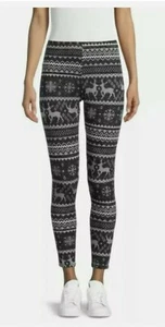 No Boundaries Junior Weihnachten Rentier Fairisle schwarze Leggings 3XL (21) - Bild 1 von 2