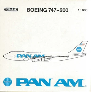 Boeing 747-200 Pan Am Schabak 901/7 1:600 - Imagen 1 de 3