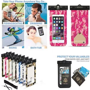Funda universal Army Camou impermeable para teléfono bolsa seca todos los teléfonos inteligentes - Imagen 1 de 11