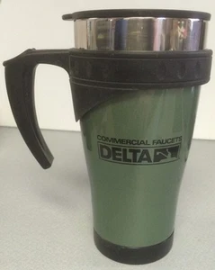 Delta Faucets Commercial Stainless Steel Travel Coffee Mug Cup - Picture 1 of 3