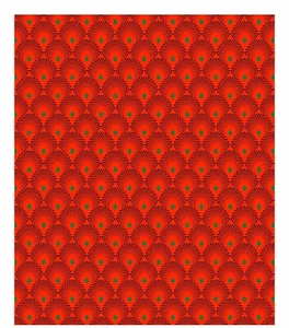 Baumwollstoff Meterware Shweshwe  Serie Johannesburg No 3 orange ab 50cmx90cm - Bild 1 von 10