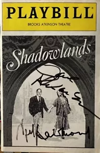 SHADOWLANDS - Nigel Hawthorne & Jane Alexander Signed Broadway Playbill - Picture 1 of 2