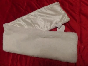 Girls, Gymboree, White, Faux Fur Scarf, 7" x 34", New withTags - Picture 1 of 11